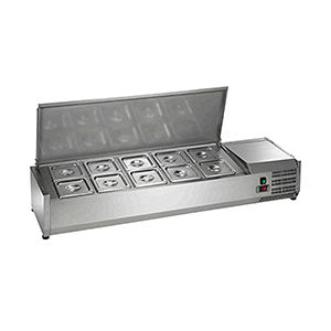 Countertop Refrigerated Prep Rails