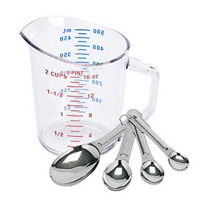 Libbey Professional Measuring Glasses, Two - 4 oz Measuring
