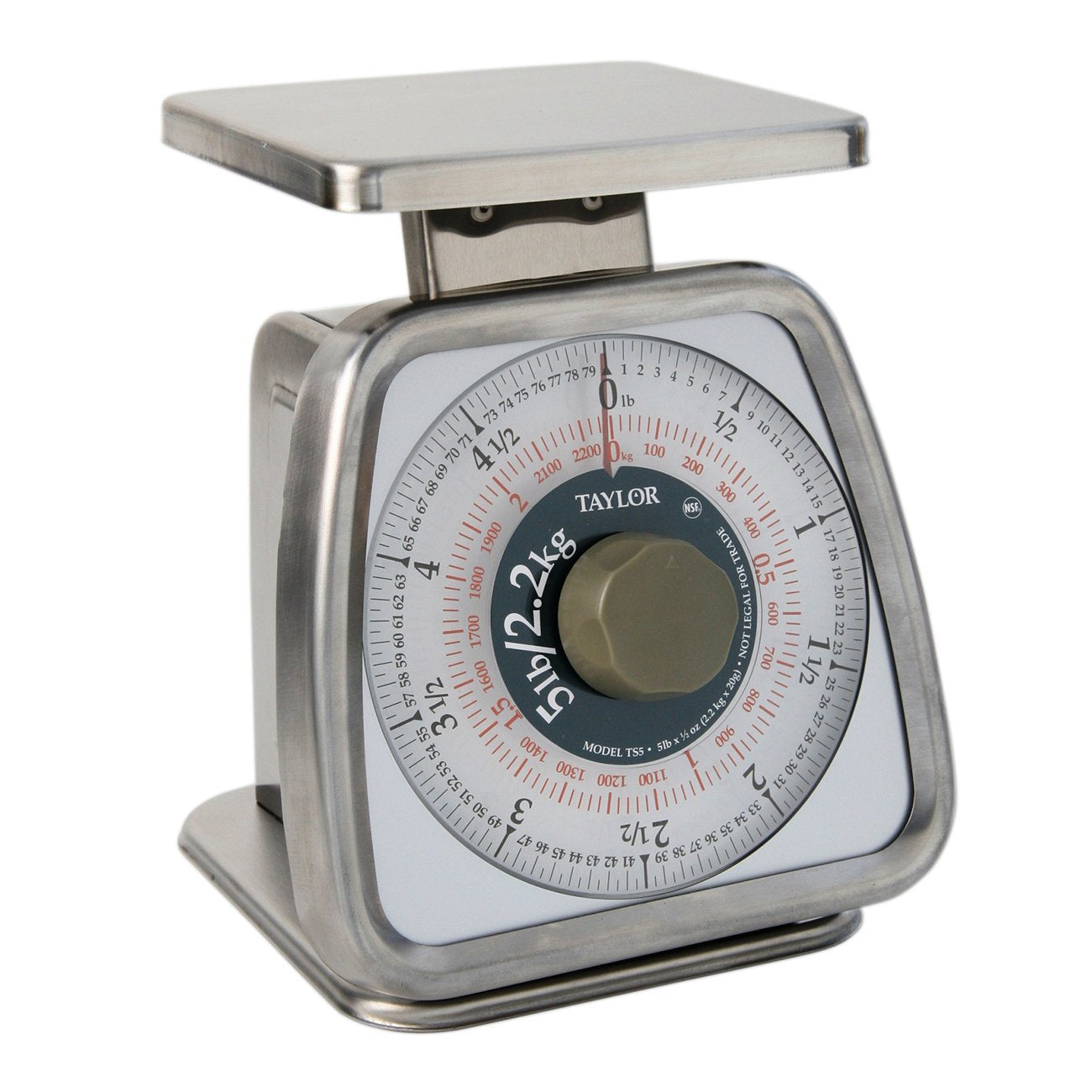 Portion Control Scale, analog, 5 lb. x 1/2 oz./2.2 kg x 20 g