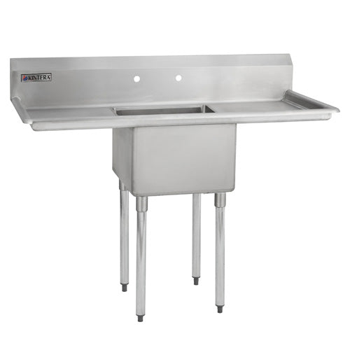 Kintera Kes1c1818s-218 Stainless Steel Single Compartment Prep Sink W 