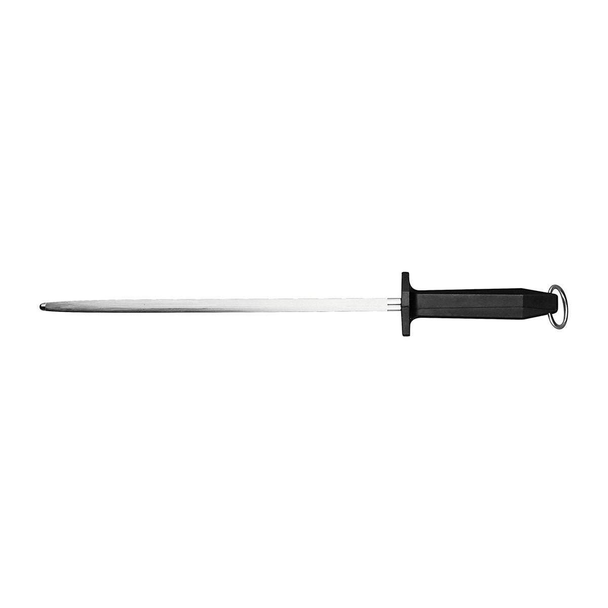Mercer Culinary M14512 12 Regular Cut Knife Sharpening Steel with Black  Plastic Handle