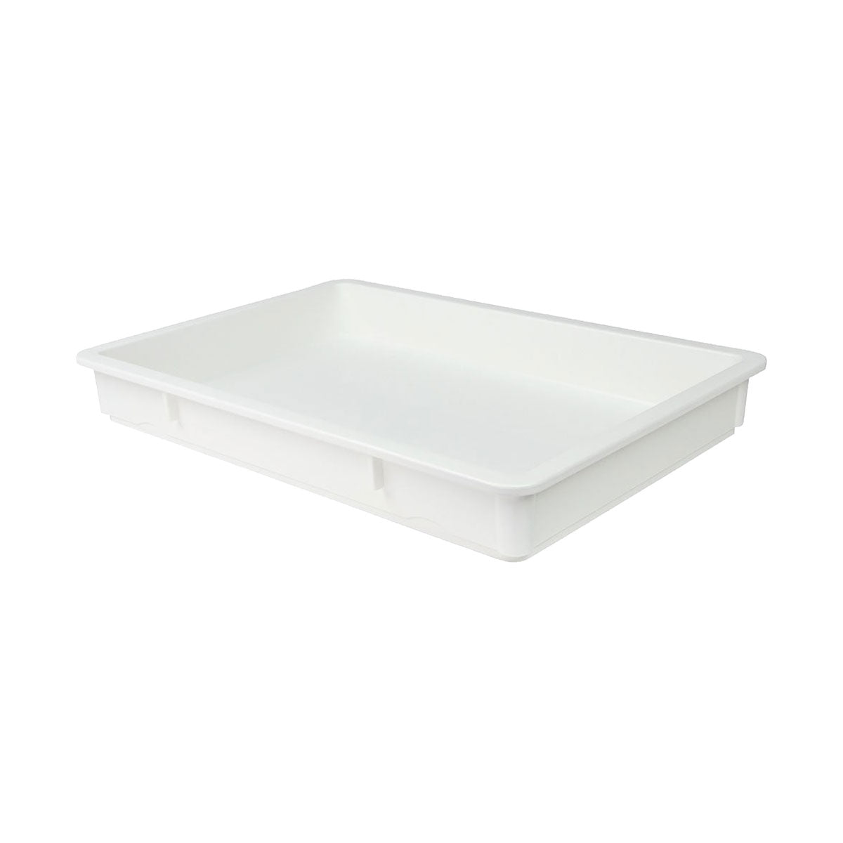 18'' X 26'' White Plastic Stackable Rectangle Dough Tray Proofing Box for  Pizza - China Proofing Box and Dough Box price