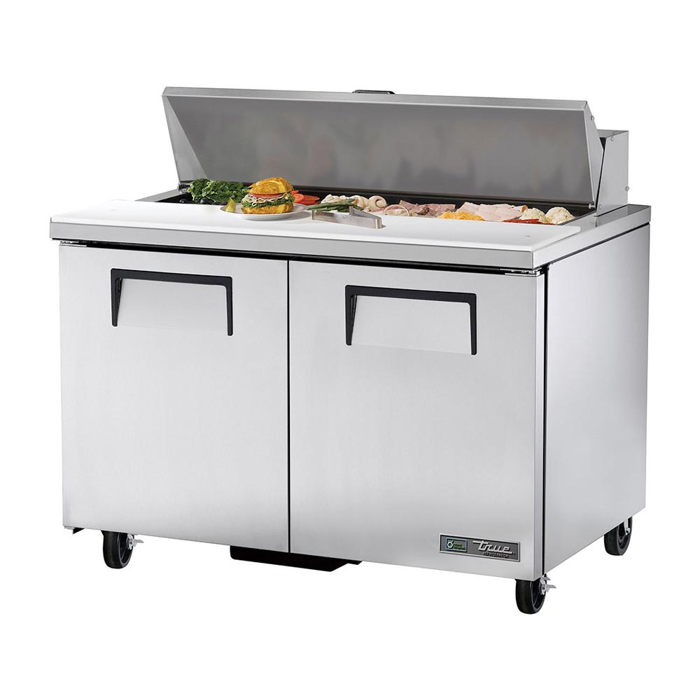 True TSSU-48-12 Solid 2 Door Sandwich / Salad Refrigerated Prep