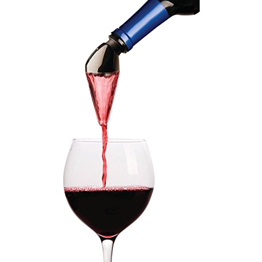 Taylor W6127 Black Houdini Wine Aerator Pourer Chefs' Toys