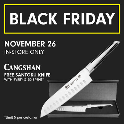 FREE CHEF KNIFE - BLACK FRIDAY ONLY!