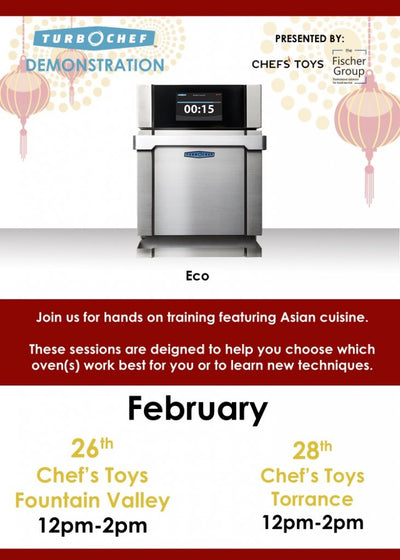 TurboChef Cooking Demo - Asian Cuisine! Fountain Valley