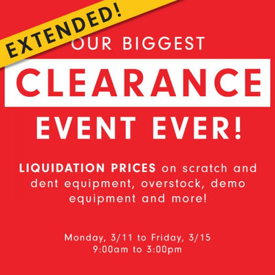 Clearance Event - EXTENDED!
