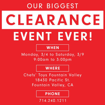 Our biggest Clearance Event ever!