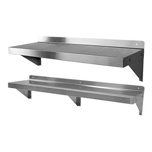 Solid Stainless Steel Shelving