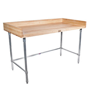 Kitchen Wood Top Work Tables