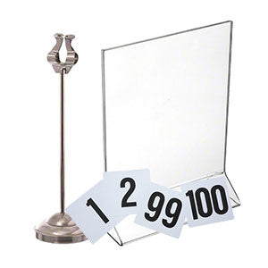 Tabletop and Table Tent Signs