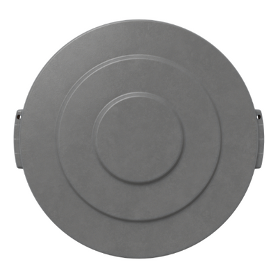 Carlisle 84104523 Bronco Round Waste Trash Can Lid, Gray, 44 gal.