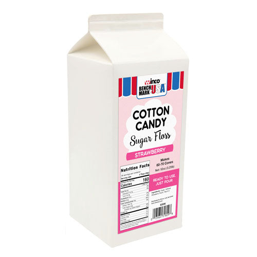 Winco 82006 Benchmark Cotton Candy Floss, Strawberry