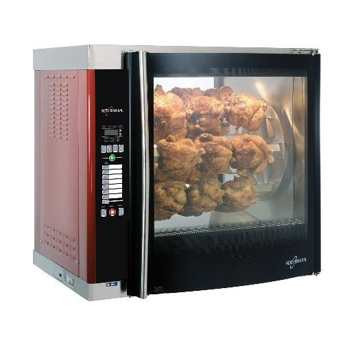 Alto Shaam AR7ESGLPANE Rotisserie Oven, 7 & Spits, 21-28 Chicken Capacity, Electric