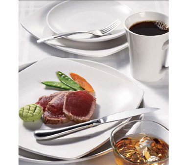 WTI 840-420C Porcelana Round Coupe Plate, 7.25"