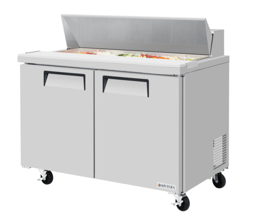 Kintera KS48Z Sandwich / Salad Refrigerated Prep Table w/ 2 Doors, 48" Wide