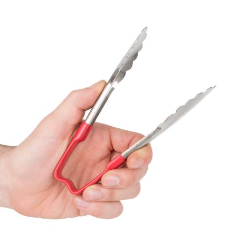 Vollrath 4780640 6" Utility Tong, Red