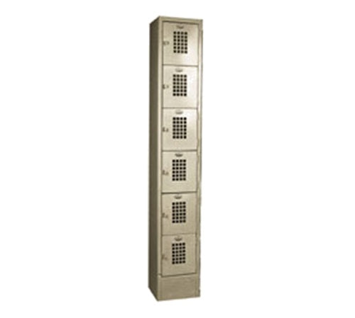Winholt WL-66 Six Tier Locker, 12" Depth