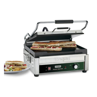 Waring WFG275 Full-Size Flat Toasting Grill, 14" x 14", 120V