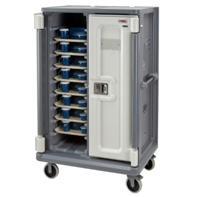 Cambro MDC1520T20 Meal Delivery Cart, Tall Profile, 20 Trays, Granite Gray