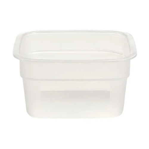 Cambro 1SFSPROPP190 CamSquare FreshPro Food Container, 1 Quart, Translucent