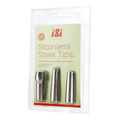 iSi 271701 Stainless Steel Decorator Tips, Set of 3