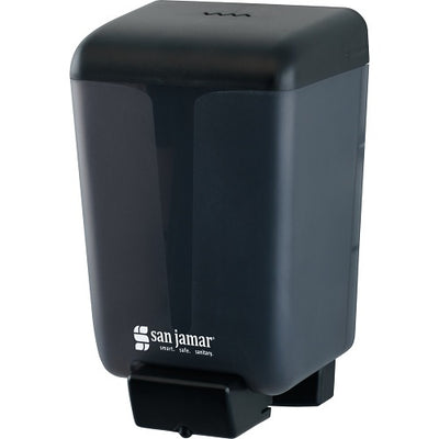San Jamar SN46TBK Classic Wall Mount Liquid Soap Dispenser, 46 oz.