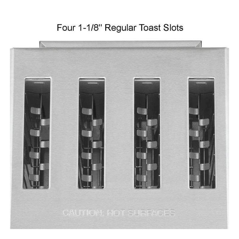 Waring WCT800RC 4-Slice Heavy-Duty Commercial Toaster, 120V