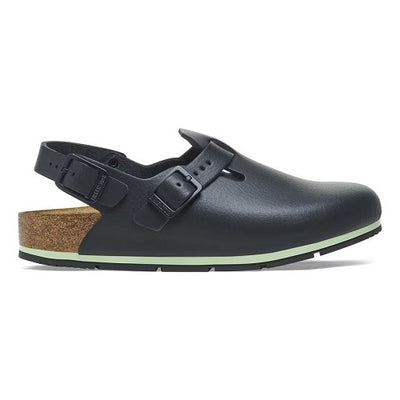 Birkenstock Tokio Pro Clog, Black Leather, Women's 7-7.5, Narrow