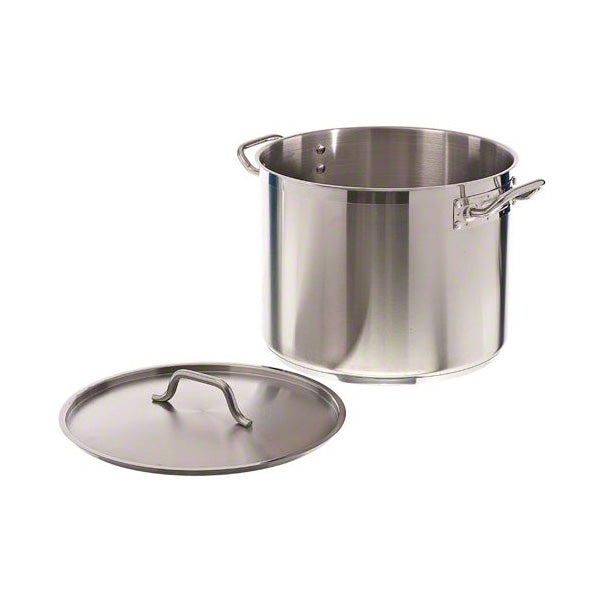 Stainless Steel Stock Pot w/ Cover, 24 qt.