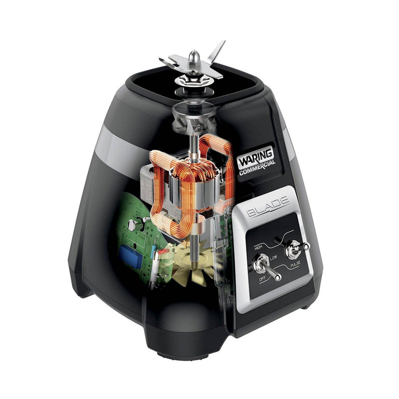Waring BB300S BLADE 1 HP Bar Blender w/ Toggle Switches, Stainless Steel Container, 48 oz.