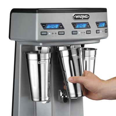 Waring WDM360TX Heavy-Duty Triple-Spindle Drink Mixer w/ Timer