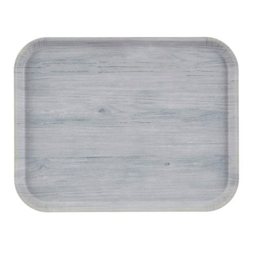 Cambro 1216DC810 Decor Series Camtray, 16" x 12", Stonewash Gray