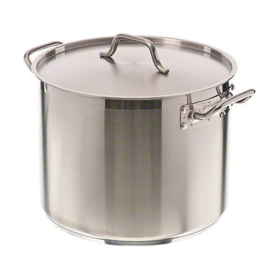 Stainless Steel Stock Pot w/ Cover, 24 qt.