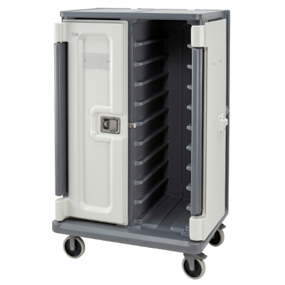 Cambro MDC1520T20 Meal Delivery Cart, Tall Profile, 20 Trays, Granite Gray