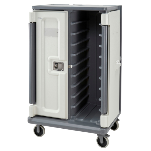 Cambro MDC1520T20 Meal Delivery Cart, Tall Profile, 20 Trays, Granite Gray
