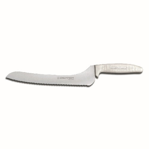 Dexter S163-9SC-PCP (13583) Scalloped Bread Knife, White, 9"