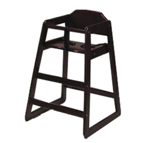 Culinary Essentials High Chair, Dark Walnut Hardwood