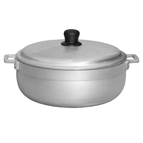 Town 34311 Aluminum Caldero Braising Pot w/ Cover, 11.3 qt.