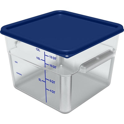Carlisle 1197260 Squares Container Lid for 12, 18 or 22 qt. Containers, Blue