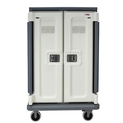 Cambro MDC1520T20 Meal Delivery Cart, Tall Profile, 20 Trays, Granite Gray