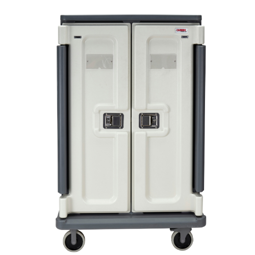 Cambro MDC1520T20 Meal Delivery Cart, Tall Profile, 20 Trays, Granite Gray