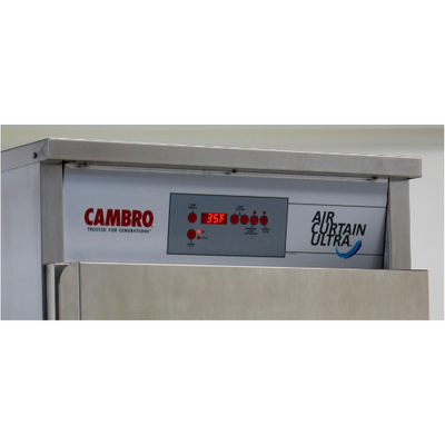 Cambro ACU1826R000 Air Curtain Ultra Refrigerator, One Section, Full Right Door Swing