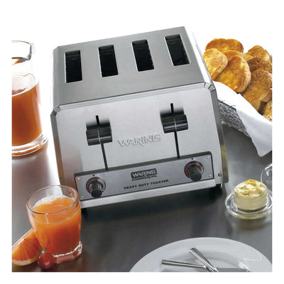 Waring WCT800RC 4-Slice Heavy-Duty Commercial Toaster, 120V