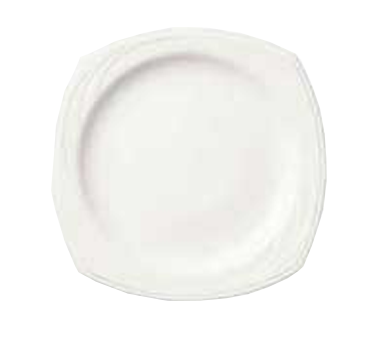 Libbey 905437893 Elan Plate, 10-1/4" Square, White, Case of 12