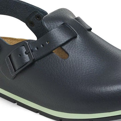 Birkenstock Tokio Pro Clog, Black Leather, Women's 7-7.5, Narrow