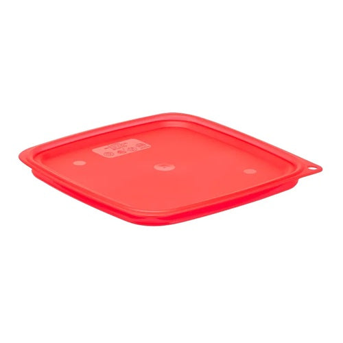 Cambro SFC6FPPP266 CamSquare Food Storage Lid for 6 & 8 qt Containers, Red