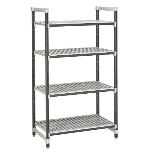 Cambro EXU182464V4 Camshelving Elements XTRA Stationary Starter Unit, 18" x 24" x 64, 4 Tier