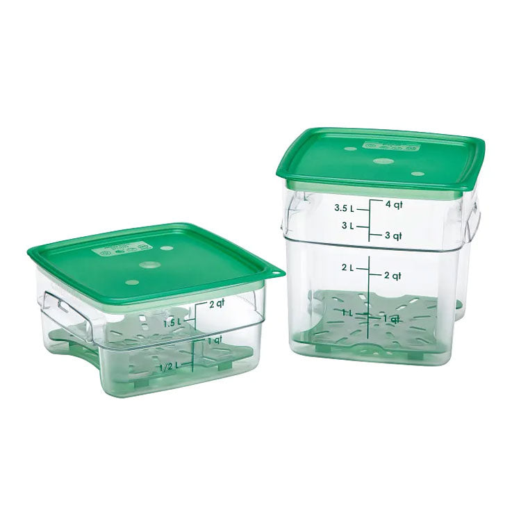 Cambro 2SFSFPDPP265 CamSquare FreshPro Drain Shelf, Fits 2 & 4 qt. containers