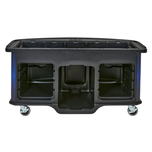 Cambro CVC75BW10 Base Unit Vending Cart, 75"W x 33-1/2"D, Blue